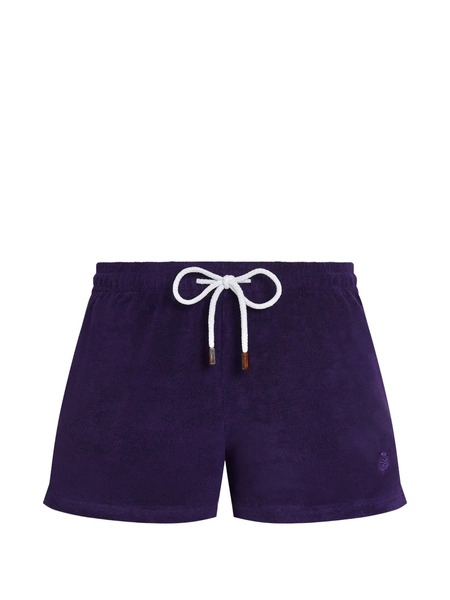  Vilebrequin Terry Elasticated Shorts - Purple 