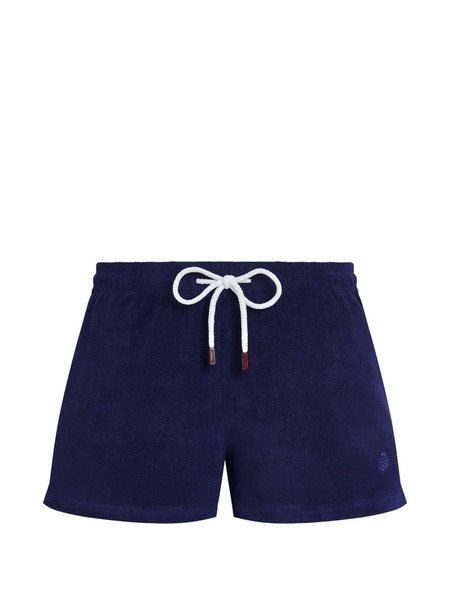  Vilebrequin Terry Embroidered Shorts - Blue 