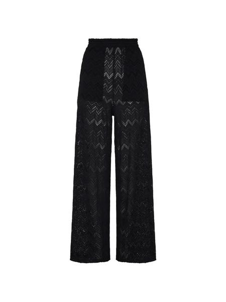  Vilebrequin Wide-leg Trousers - Black 