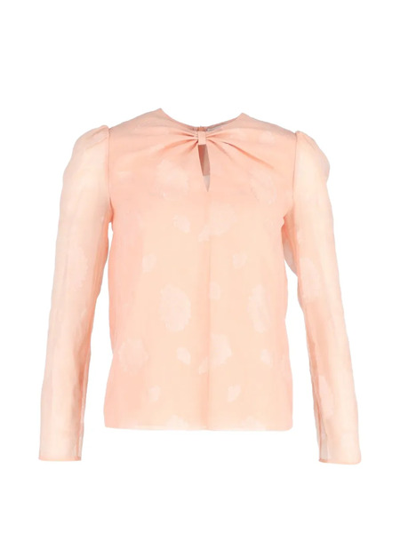  Vilshenko Crew-neck Blouse - Pink 