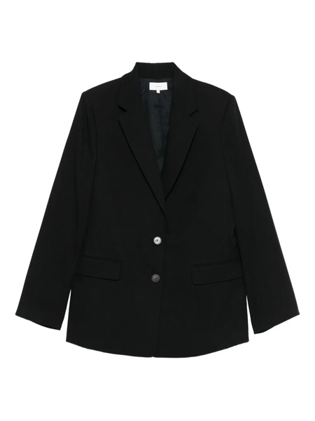  Vince Button-fastening Cotton Jacket - Black 