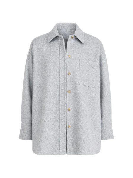  Vince Button-up Oversized Shirt - Grey 
