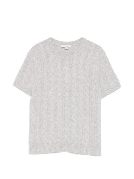  Vince Cable-knit T-shirt - Grey 