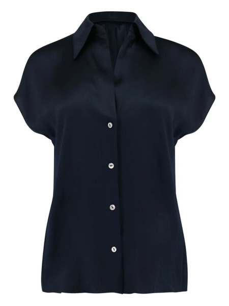  Vince Cap-sleeve Shirt - Black 