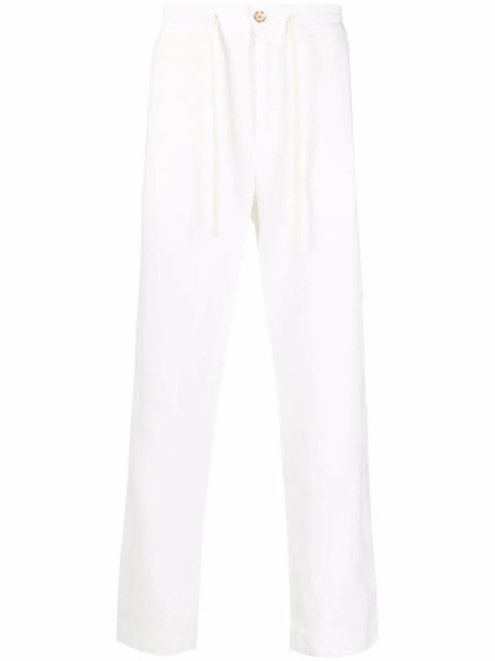  Vince Drawstring Straight-leg Trousers - Neutrals 
