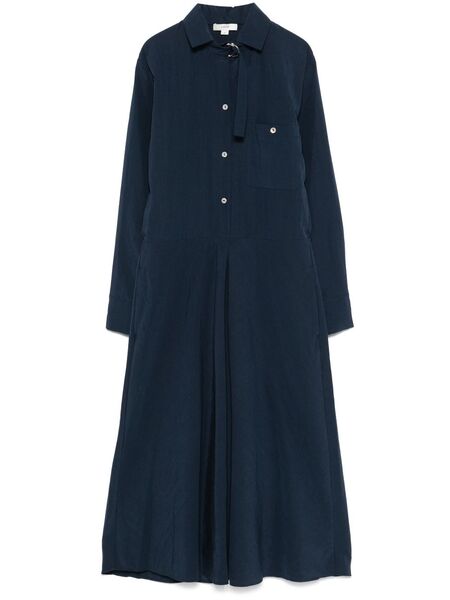  Vince Easy Midi Dress - Blue 