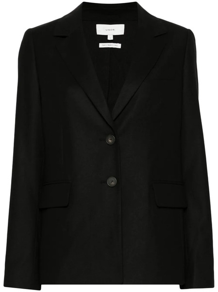  Vince Flannel Blazer - Black 
