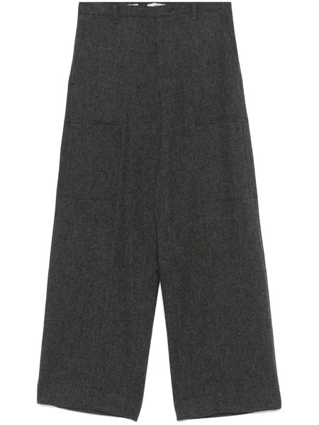  Vince Herringbone Trousers - Grey 