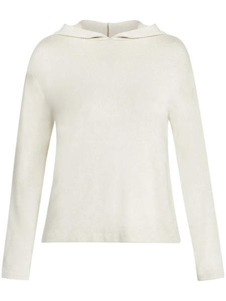  Vince Knitted Hoodie - Neutrals 