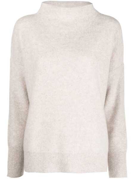  Vince Mock-neck Cashmere Jumper - Neutrals 
