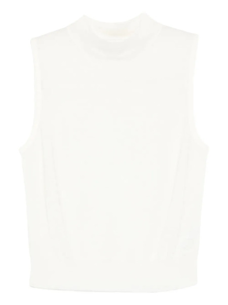  Vince Mock-neck Top - White 