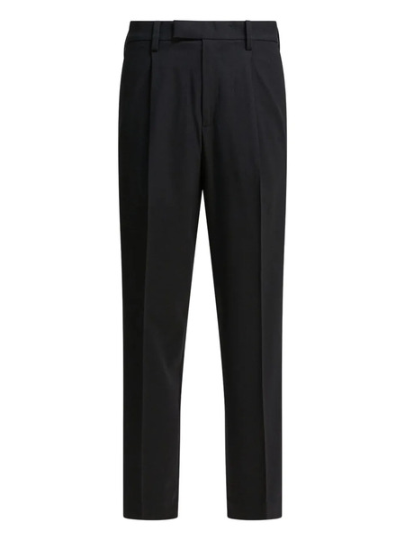  Vince Pleated-front Trousers - Black 