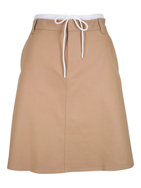  Vince Stretch-cotton Skirt - Neutrals 