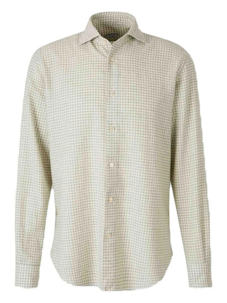  Vincenzo Di Ruggiero Check-pattern Shirt - Neutrals 