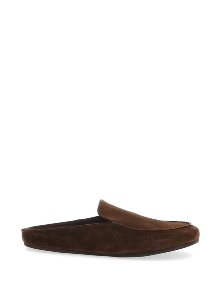 Vinny's Donnie Suede Mules - Brown 
