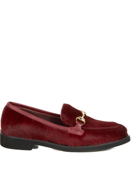  Viola Ricci Horsebit Loafers - Red 