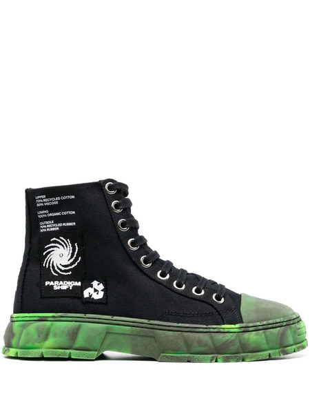  Virón Camouflage-print Sole Sneakers - Black 