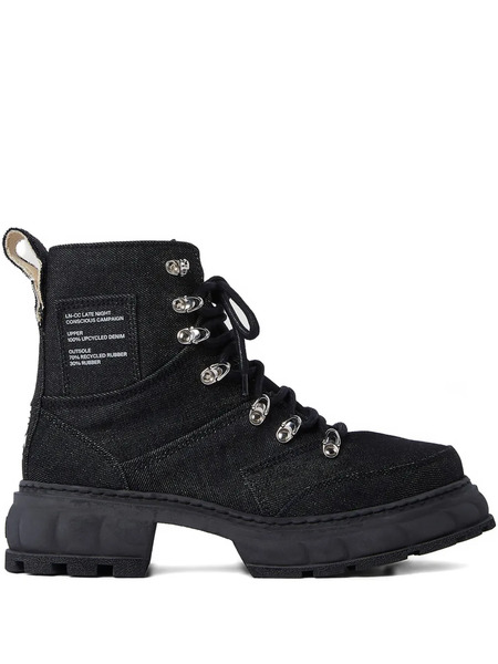  Virón Disruptor Lace-up Combat Boots - Blue 