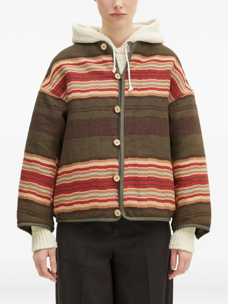  Visvim Button-fastening Reversible Jacket - Green 
