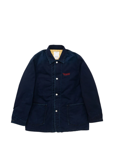 Visvim Indigo Logo Jacket - Blue 