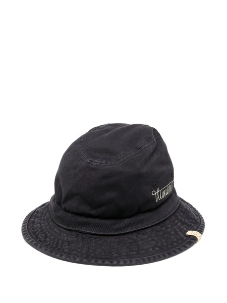  Visvim Logo-embroidered Bucket Hat - Black 