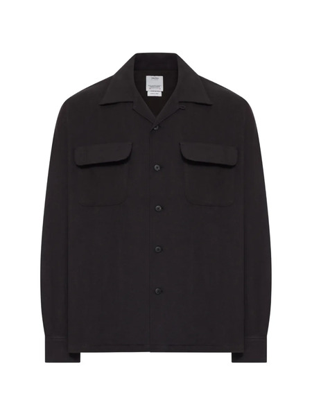  Visvim Patch-pocket Wool Overshirt - Black 