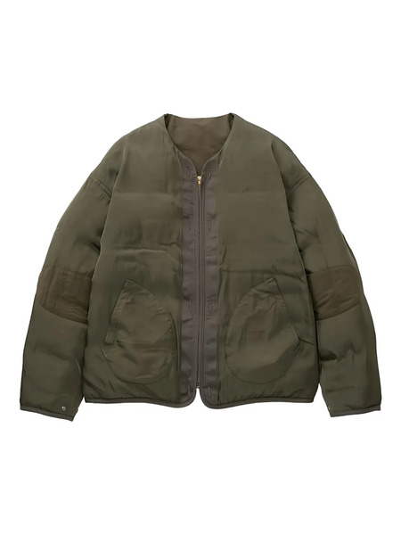  Visvim Quilted Wool Jacket - Green 