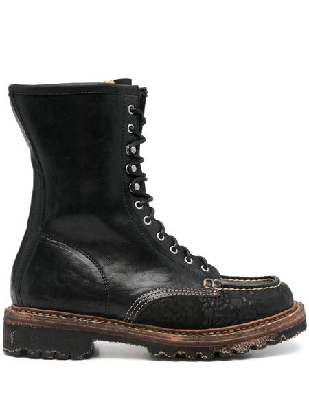  Visvim Scout Moc Boots - Black 