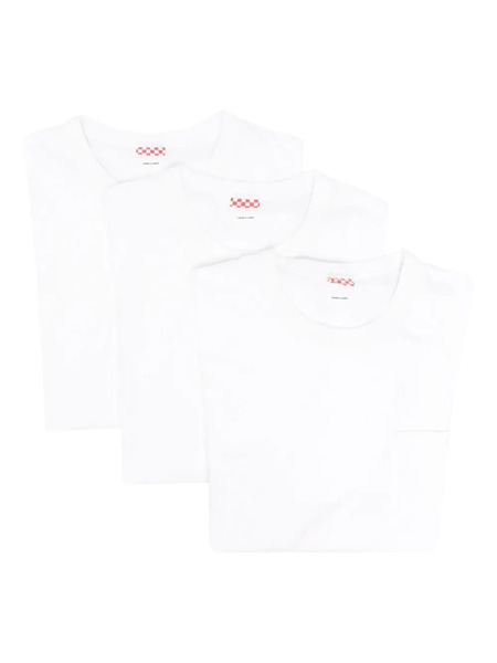  Visvim Siblig Jumbo Short-sleeved T-shirts (pack Of Three) - Yellow 
