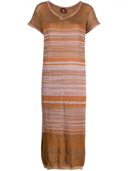  Vitelli Marl-knit Shift Dress - Brown 