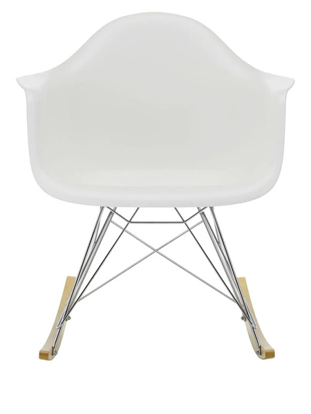  Vitra Eames Rocking Plastic Armchair - White 
