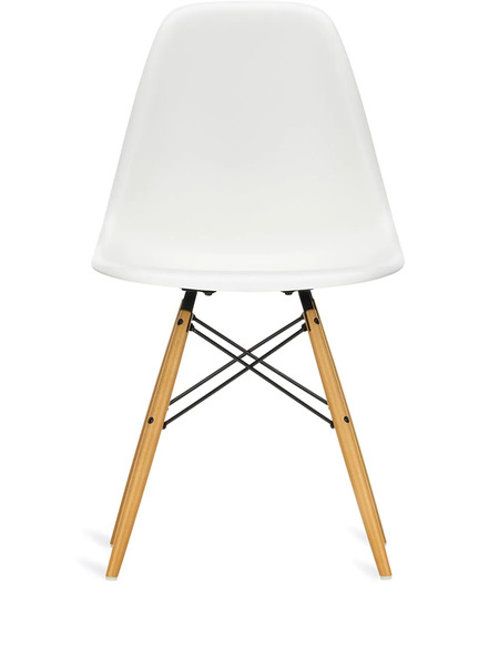  Vitra Eames Wooden Chair - White 