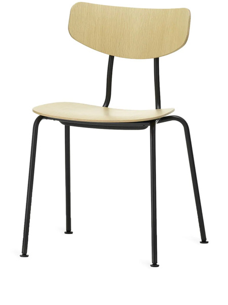  Vitra Moca Metal Frame Oak Chair - Neutrals 