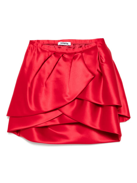  Vivetta A-line Mini Skirt - Red 
