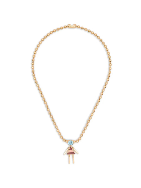  Vivetta Beaded-charm Necklace - Gold 
