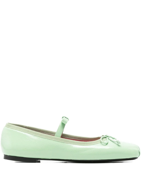  Vivetta Bow-detail Ballet Flats - Green 
