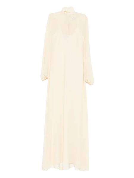  Vivetta Bow-detail Maxi Dress - Neutrals 