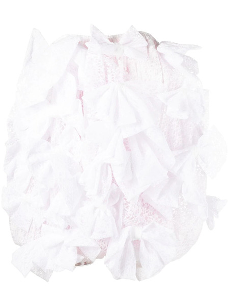  Vivetta Bow-detail Minidress - White 