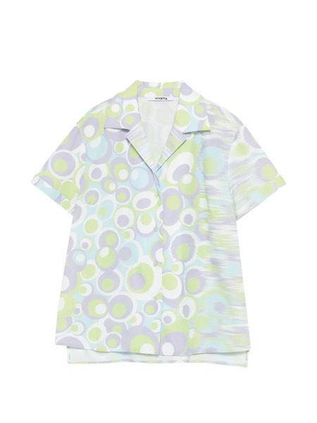  Vivetta Circle-pattern Shirt - White 