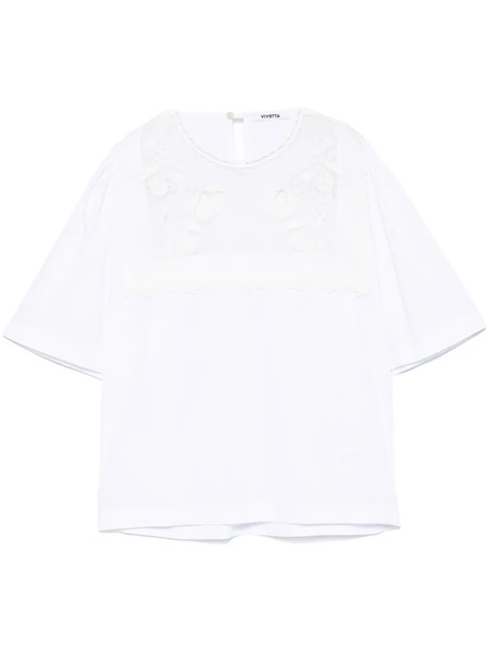  Vivetta Embroidered Top - White 