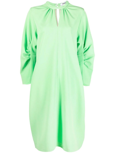 Vivetta Keyhole Stretch-jersey Dress - Green 