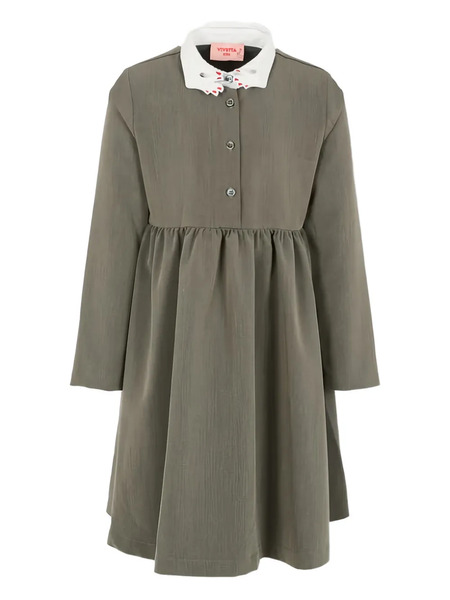  Vivetta Kids Long-sleeve Dress - Grey 