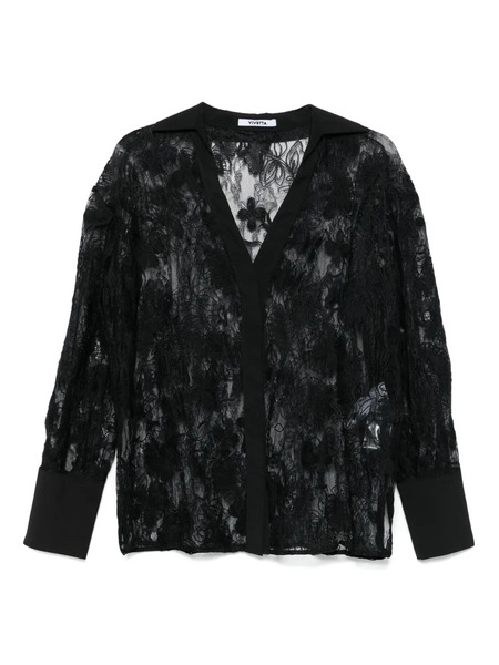  Vivetta Lace Shirt - Black 