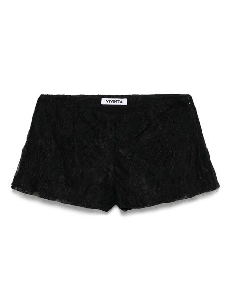  Vivetta Lace Shorts - Black 