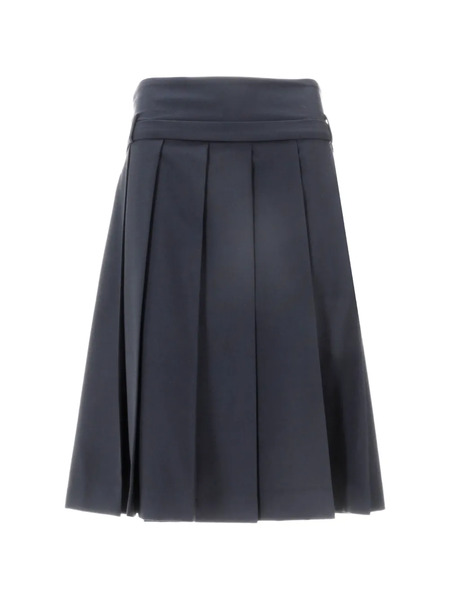  Vivetta Pleated Midi Skirt - Blue 