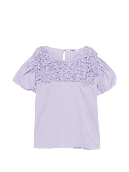  Vivetta Ruffled Blouse - Purple 
