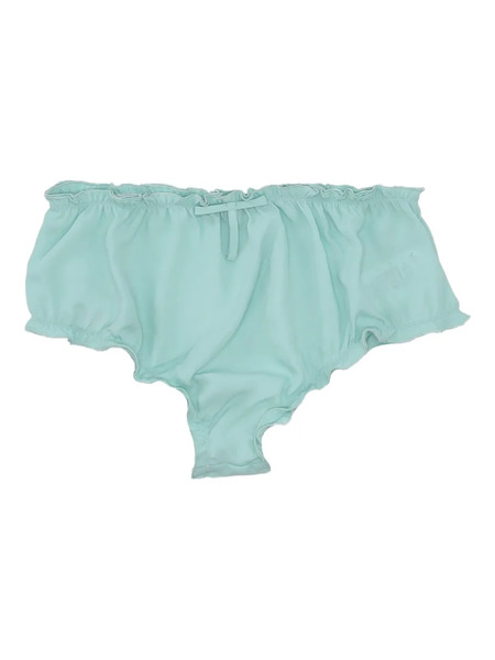  Vivetta Ruffled Bow Briefs - Green 