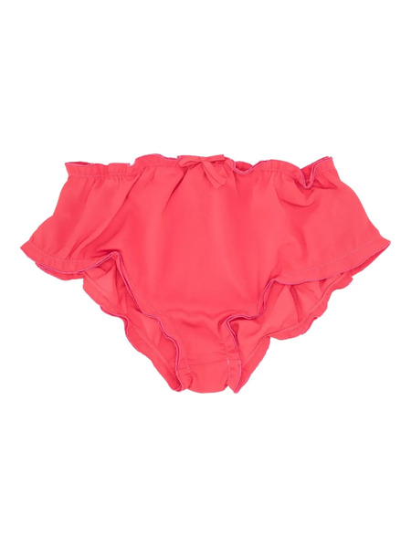  Vivetta Ruffled Bow-detail Briefs - Red 