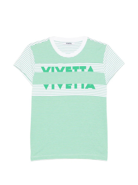  Vivetta Striped T-shirt - Green 