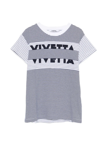  Vivetta Striped T-shirt - White 